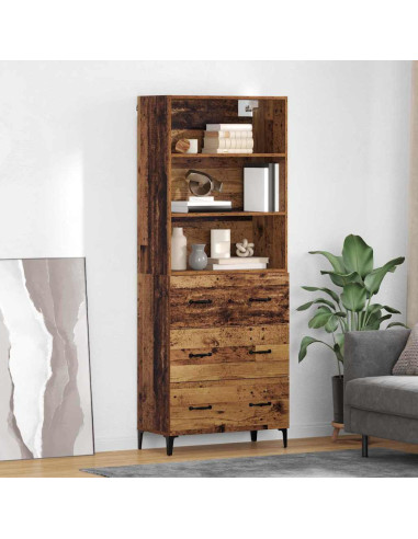 Credenza Legno vecchio 69,5 x 34 x 180 cm Legno multistrato