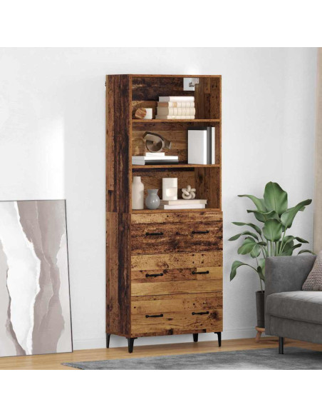 Credenza Legno vecchio 69,5 x 34 x 180 cm Legno multistrato