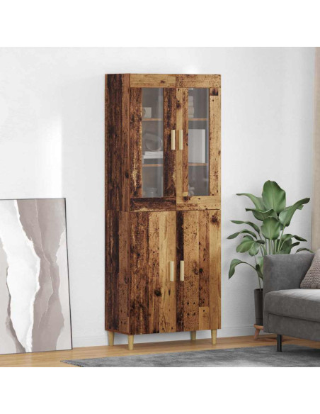 Credenza Legno vecchio 69,5 x 34 x 180 cm