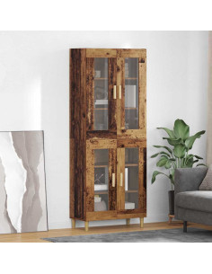 Credenza Legno vecchio 69,5 x 34 x 180 cm Legno multistrato