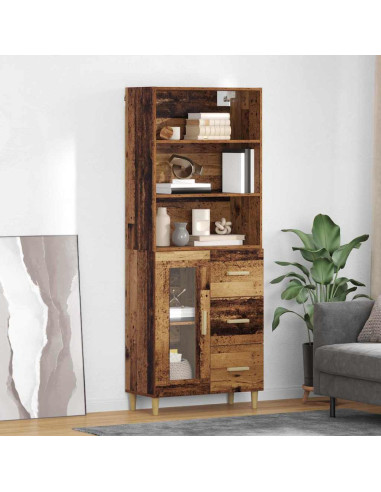Credenza Legno vecchio 69,5 x 34 x 180 cm Legno multistrato