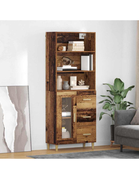 Credenza Legno vecchio 69,5 x 34 x 180 cm Legno multistrato