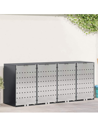 Contenitore per Rifiuti per 3 Bidoni 340 x 77.5 x 115.5 cm