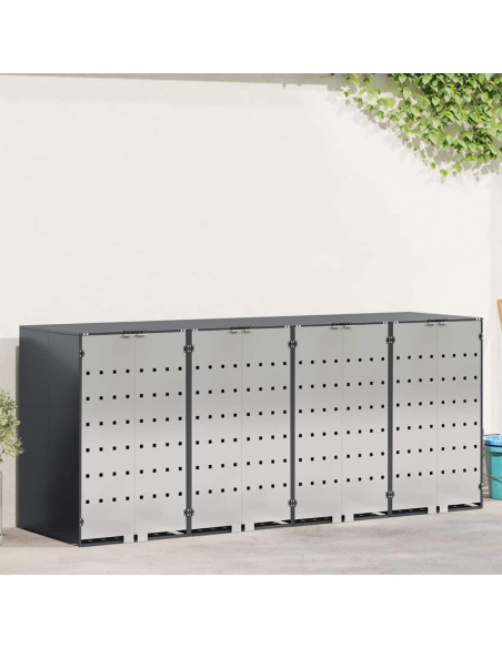 Contenitore per Rifiuti per 3 Bidoni 340 x 77.5 x 115.5 cm