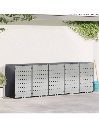 Contenitore per Rifiuti per 3 Bidoni 340 x 77.5 x 115.5 cm