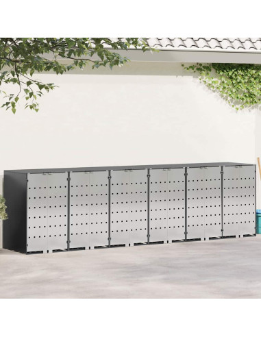 Contenitore per Rifiuti per 3 Bidoni 340 x 77.5 x 115.5 cm