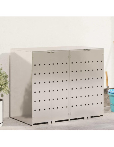 Contenitore per Rifiuti per 3 Bidoni 340 x 77.5 x 115.5 cm