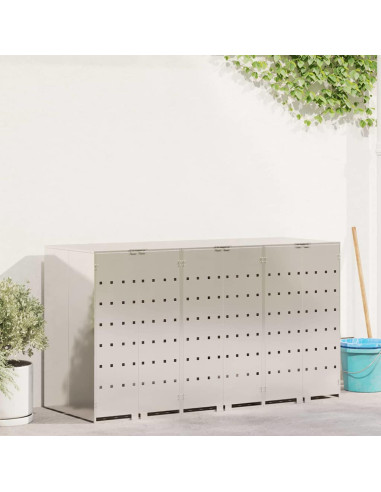 Contenitore per Rifiuti per 3 Bidoni 340 x 77.5 x 115.5 cm