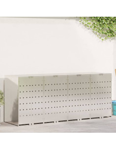 Contenitore per Rifiuti per 3 Bidoni 340 x 77.5 x 115.5 cm