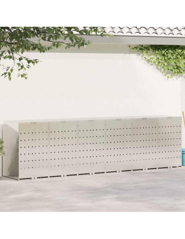 Contenitore per Rifiuti per 3 Bidoni 340 x 77.5 x 115.5 cm