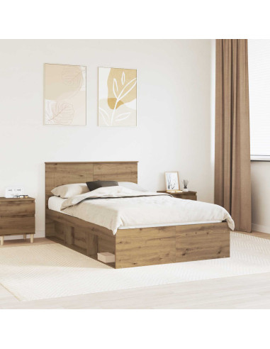 Struttura del letto Rovere Artigianale 120 x 190 cm