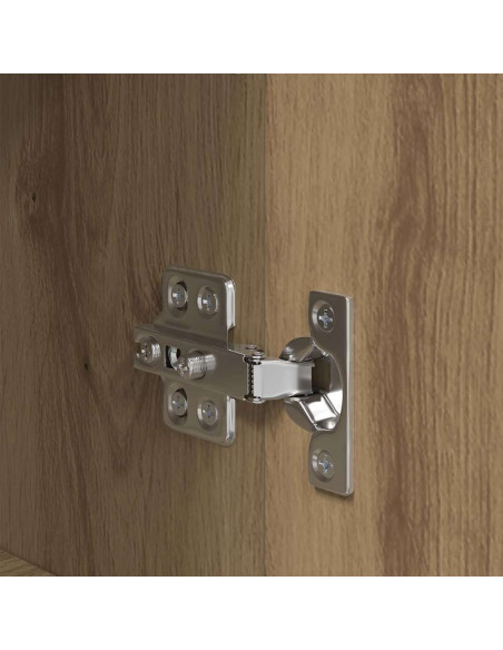 Credenza Rovere artigianale 34,5 x 34 x 90 cm Legno multistrato