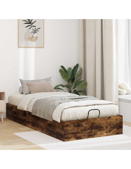 Letto ottomano Rovere fumé 80,5 x 200 cm Legno multistrato