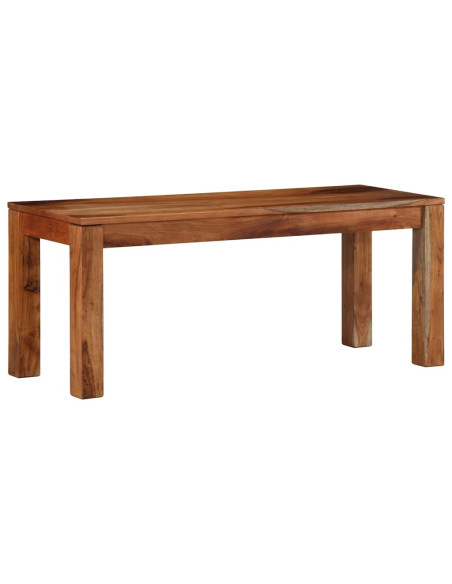 Panca 110 cm in Legno Massello di Acacia