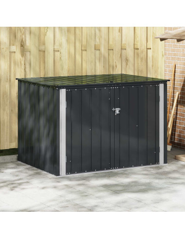 Scatola di Stoccaggio per Giardino Nero 151,5 x 107 x 100 cm