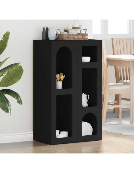 Credenza Nero 59 x 35 x 100,5 cm Legno multistrato