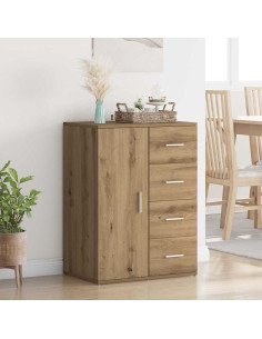 Credenza Rovere artigianale 59 x 39 x 80 cm Legno multistrato