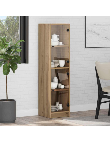 Credenza Rovere artigianale 35 x 37 x 142 cm Legno multistrato