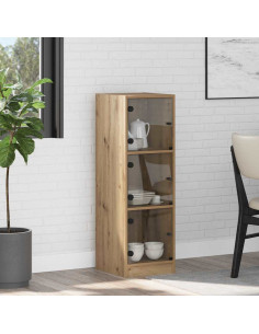 Credenza Rovere artigianale 35 x 37 x 109 cm Legno multistrato