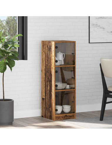 Credenza Legno vecchio 35 x 37 x 109 cm Legno multistrato