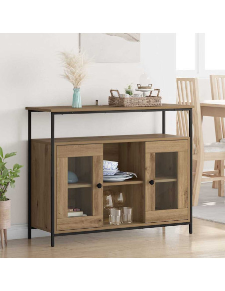 Credenza Rovere artigianale 100 x 35 x 80 cm Legno multistrato