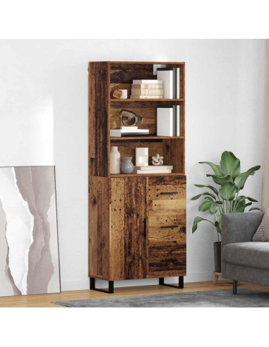 Credenza Legno vecchio 69,5 x 34 x 180 cm Legno multistrato