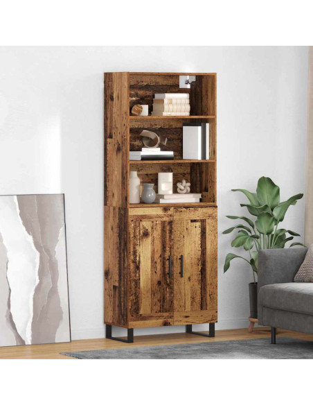 Credenza Legno vecchio 69,5 x 34 x 180 cm Legno multistrato