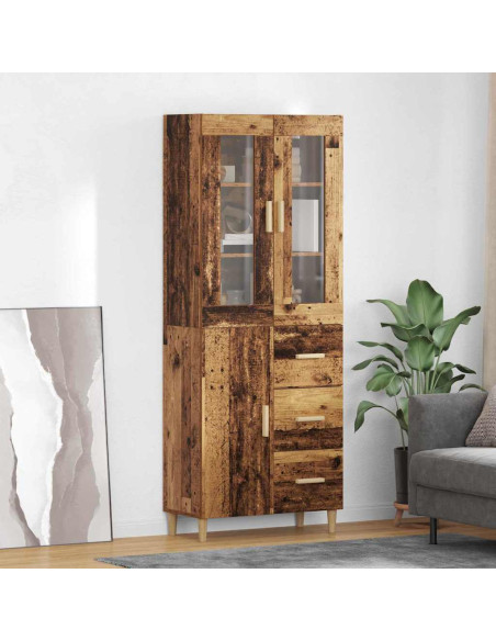 Credenza Legno vecchio 69,5 x 34 x 180 cm Legno multistrato