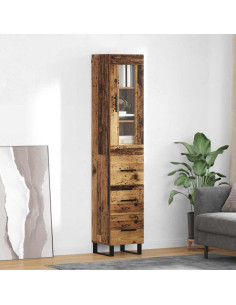 Credenza Legno vecchio 34,5 x 34 x 180 cm Legno multistrato