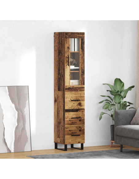 Credenza Legno vecchio 34,5 x 34 x 180 cm Legno multistrato