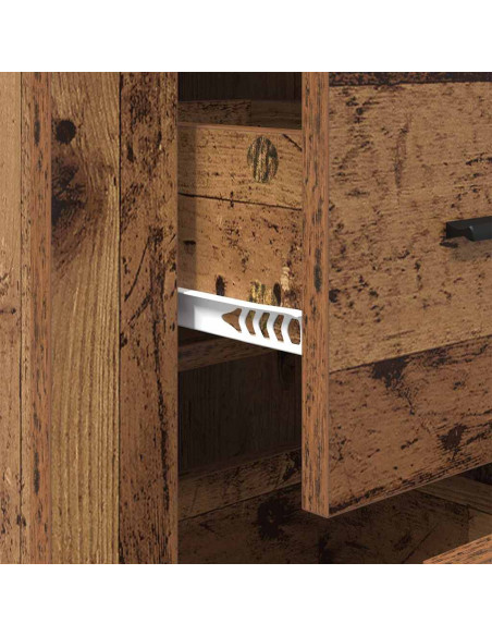 Credenza Legno vecchio 40 x 33 x 70 cm Legno multistrato