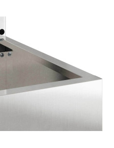 Schermo per privacy in giardino Floreale Argento 50 x 140 cm