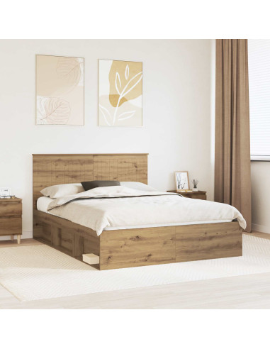 Struttura del letto Rovere Artigianale 150 x 200 cm