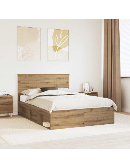 Struttura del letto Rovere Artigianale 140 x 200 cm