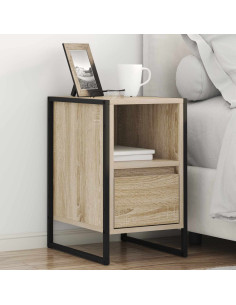 Comodino Sonoma 39,5 x 30 x 50 cm Legno multistrato