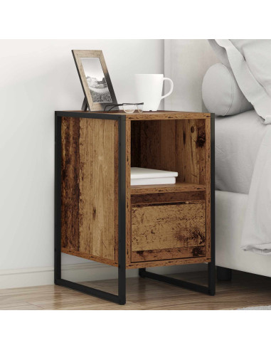 Comodino Legno vecchio 39,5 x 30 x 50 cm Legno multistrato