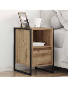 Comodino Rovere Artigianale 39,5 x 30 x 50 cm Legno multistrato