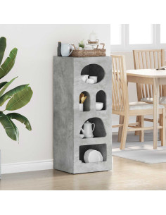 Credenza Grigio cemento 40 x 35 x 100,5 cm Legno multistrato