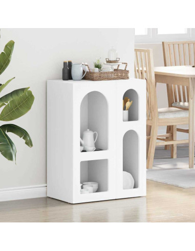 Credenza Bianco 59 x 35 x 80.5 cm Legno multistrato