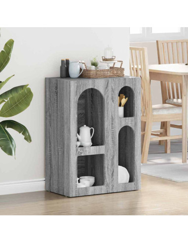 Credenza Grigio Sonoma 59 x 35 x 80.5 cm Legno multistrato