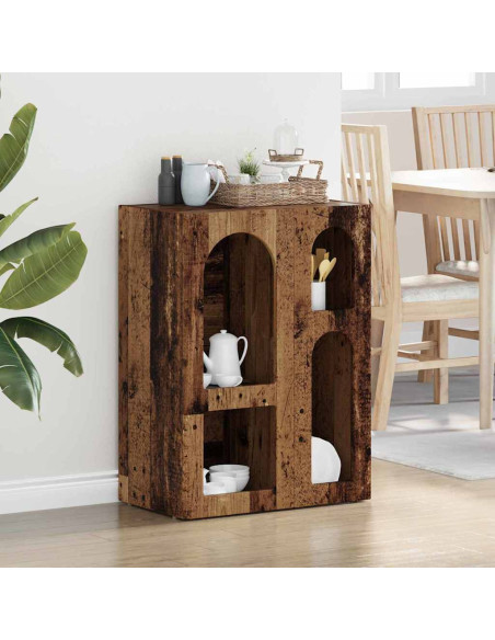 Credenza Legno vecchio 59 x 35 x 80.5 cm Legno multistrato