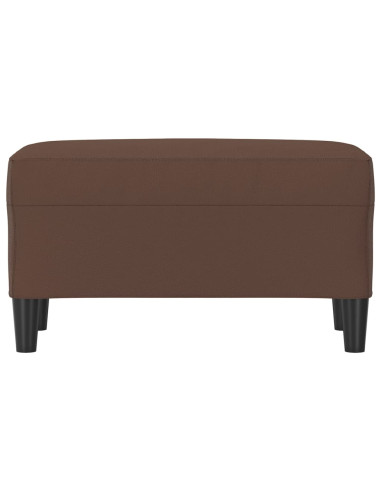 Panca Marrone 70x35x41 cm in Similpelle