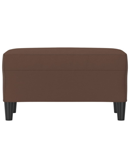 Panca Marrone 70x35x41 cm in Similpelle