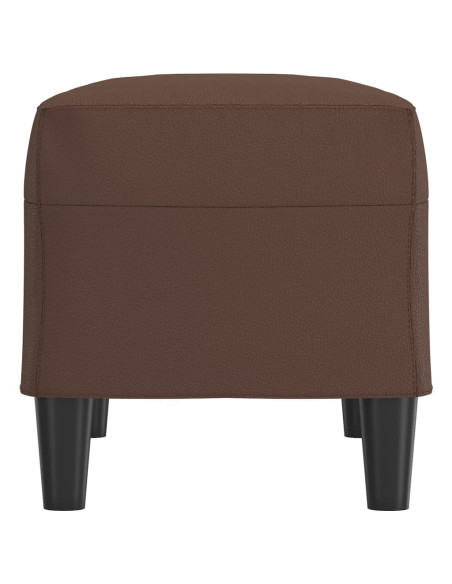 Panca Marrone 70x35x41 cm in Similpelle