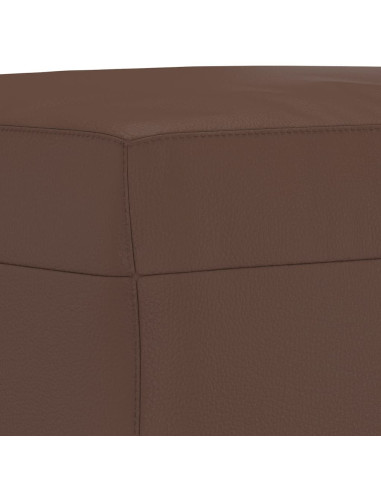 Panca Marrone 70x35x41 cm in Similpelle