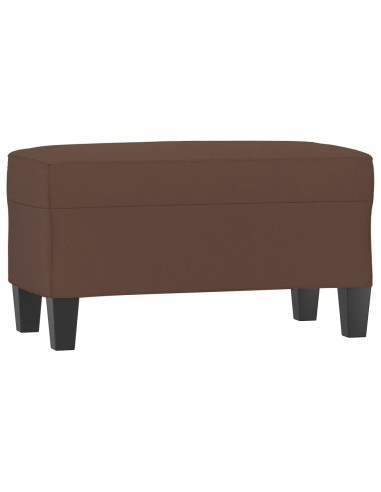 Panca Marrone 70x35x41 cm in Similpelle