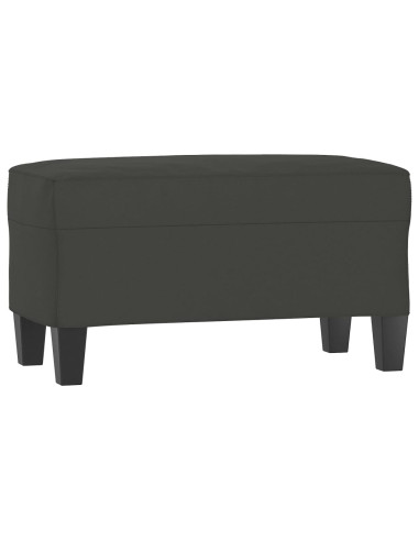 Panca grigio scuro 70x35x41 cm in Microfibra