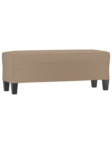 Panca Cappuccino 100x35x41 cm in Similpelle