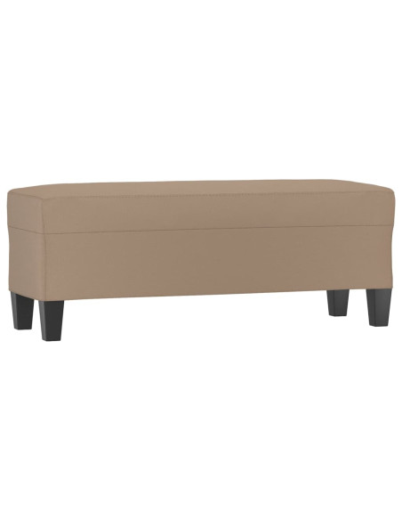 Panca Cappuccino 100x35x41 cm in Similpelle