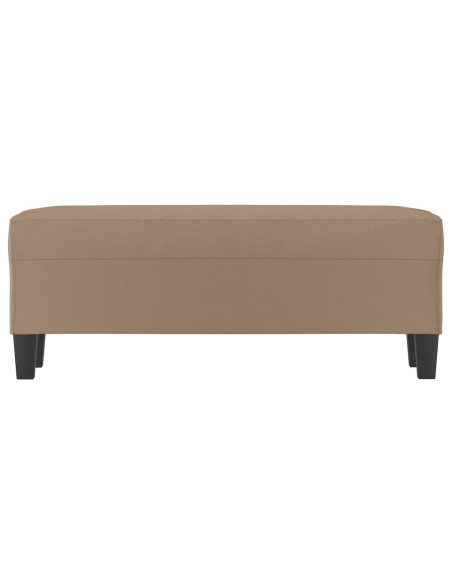 Panca Cappuccino 100x35x41 cm in Similpelle